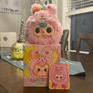 Baby Three Take Me Out Zipper Pouch v1 - Pink Bunny